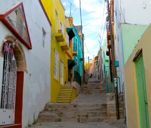 One of many callejones of Guanajuato.